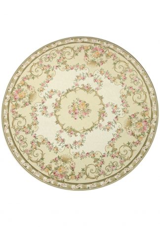 Vaip Elegant Tapestry Charlotte Fiore 7066-Ivr Round 1