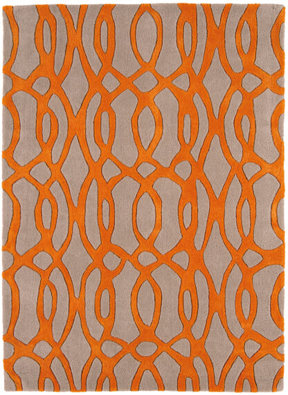Vaip Matrix WIRE ORANGE by Asiatic 1