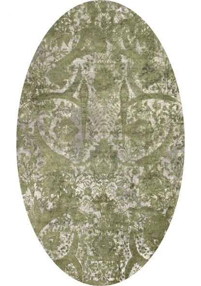 Vaip Trend Colors M455A Cream-Green Oval 1